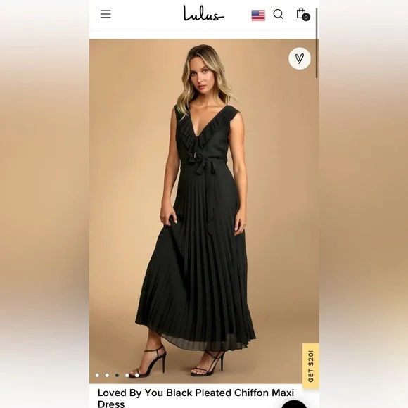 strapless open back dress Vale Hanky Hem Chiffon Pleated Lace Midi Dress Black  Broadway in Stanley